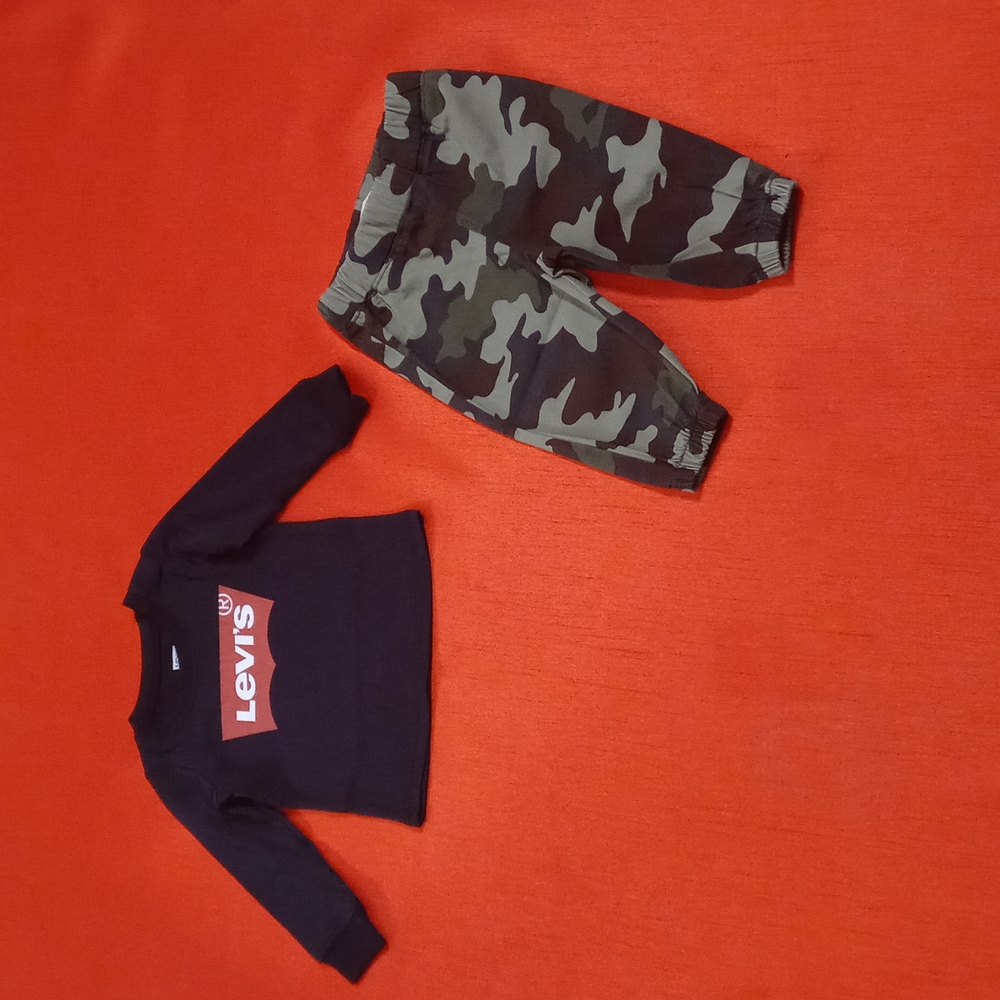 (INFANT 6 MONTHS) LEVI'S TWO PIECE SET